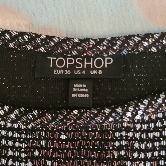Topshop sparkle top - Picture 4 of 4